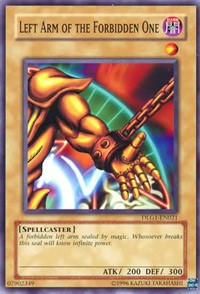 Left Arm of the Forbidden One [DLG1-EN021] Common | North Game Den