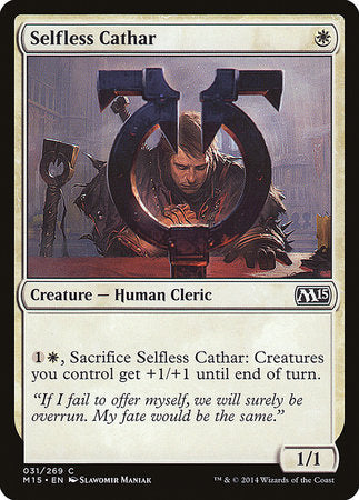 Selfless Cathar [Magic 2015] | North Game Den