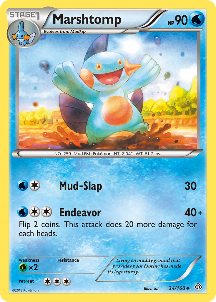 Marshtomp (34/160) [XY: Primal Clash] | North Game Den