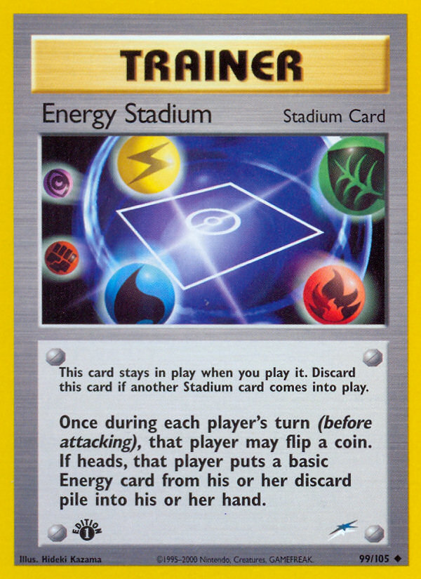 Energy Stadium (99/105) [Neo Destiny 1st Edition] | North Game Den