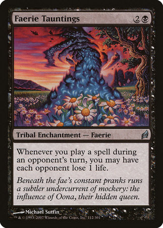 Faerie Tauntings [Lorwyn] | North Game Den
