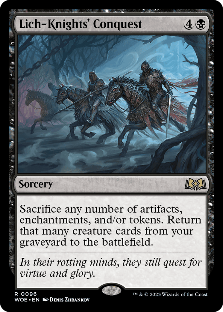 Lich-Knights' Conquest [Wilds of Eldraine] | North Game Den