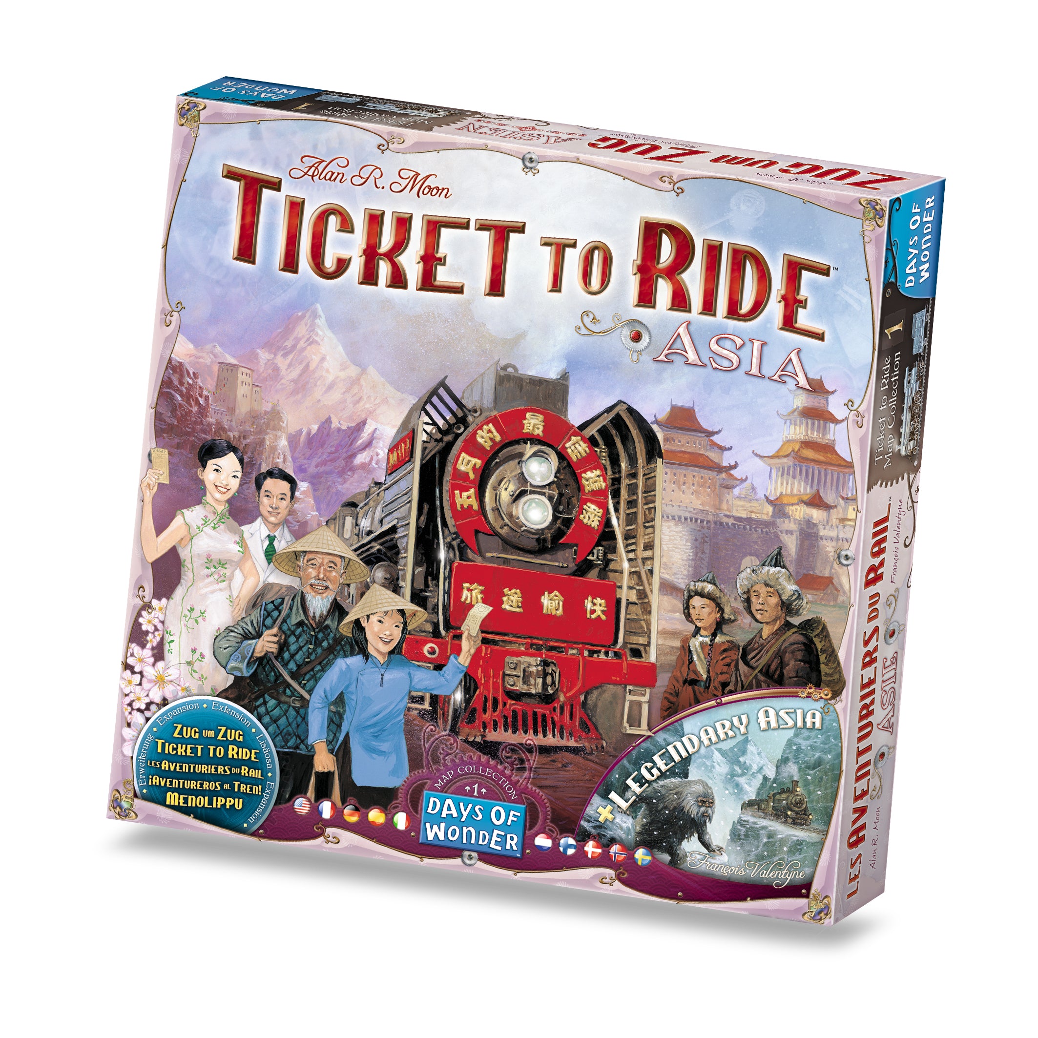 Ticket To Ride: Map Collection V1 - Asia | North Game Den
