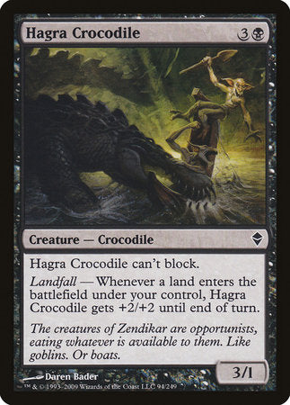 Hagra Crocodile [Zendikar] | North Game Den