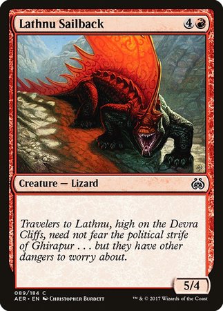 Lathnu Sailback [Aether Revolt] | North Game Den