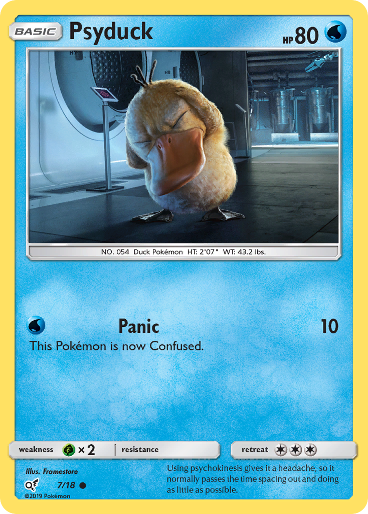 Psyduck (7/18) [Sun & Moon: Detective Pikachu] | North Game Den