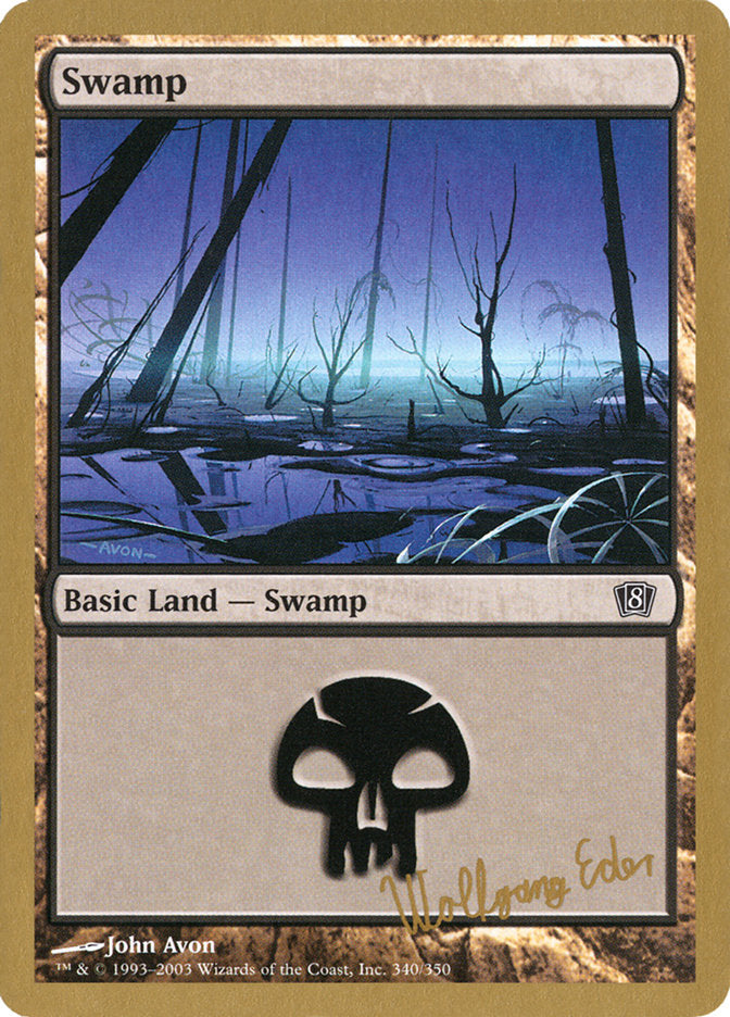 Swamp (we340) (Wolfgang Eder) [World Championship Decks 2003] | North Game Den