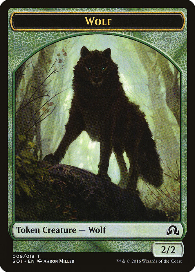 Wolf [Shadows over Innistrad Tokens] | North Game Den