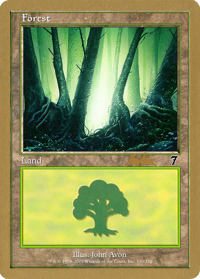 Forest (bk330) (Brian Kibler) [World Championship Decks 2002] | North Game Den