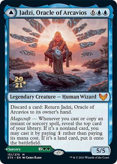 Jadzi, Oracle of Arcavios // Journey to the Oracle [Strixhaven: School of Mages Prerelease Promos] | North Game Den