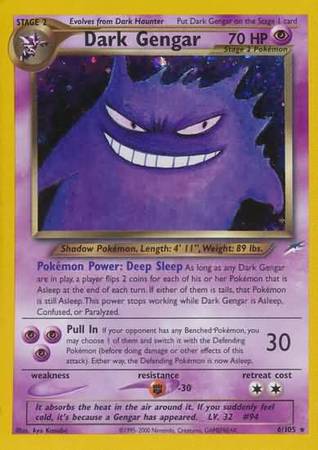 Dark Gengar (6/105) [Neo Destiny Unlimited] | North Game Den