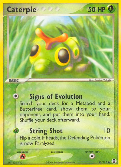 Caterpie (56/112) [EX: FireRed & LeafGreen] | North Game Den
