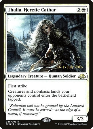 Thalia, Heretic Cathar [Eldritch Moon Promos] | North Game Den