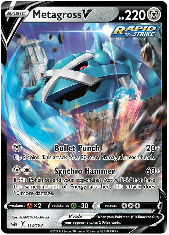 Metagross V (112/198) [Sword & Shield: Chilling Reign] | North Game Den
