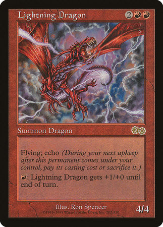 Lightning Dragon [Urza's Saga] | North Game Den