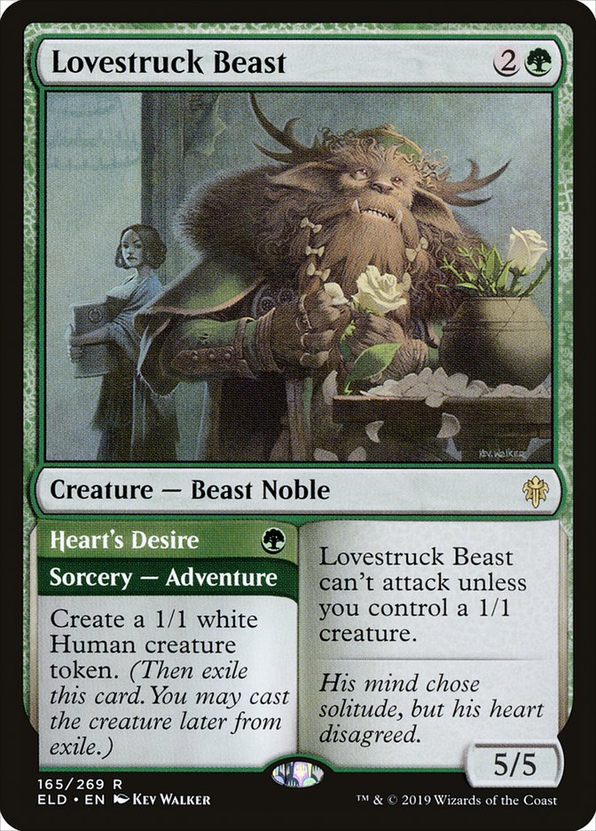 Lovestruck Beast // Heart's Desire [Throne of Eldraine] | North Game Den