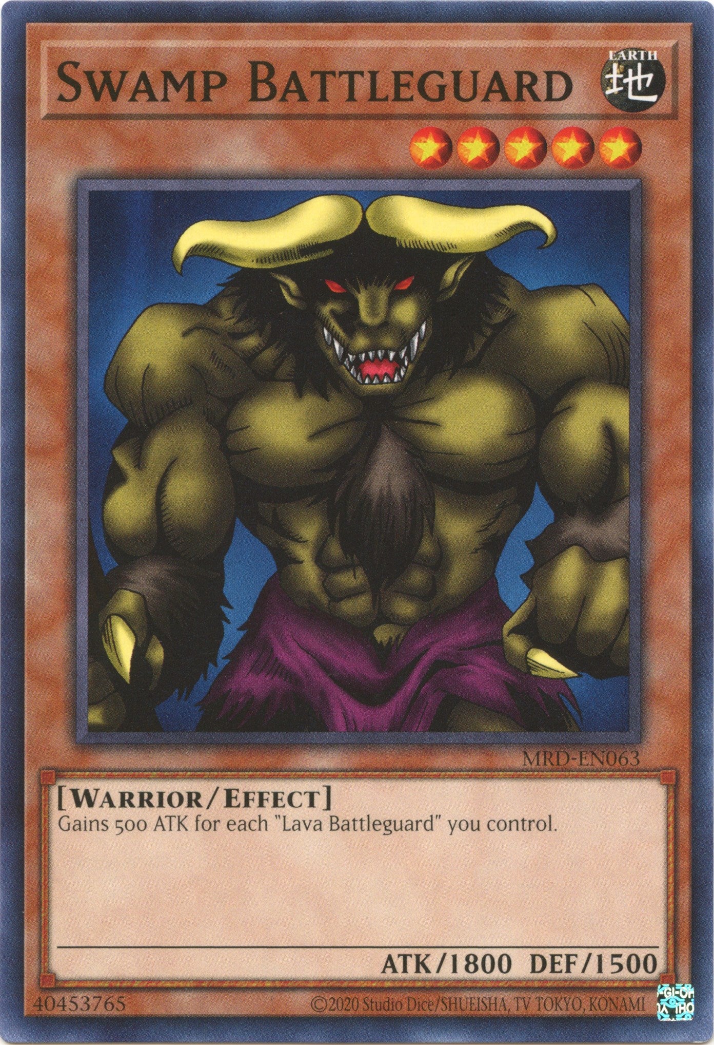 Swamp Battleguard (25th Anniversary) [MRD-EN063] Common | North Game Den