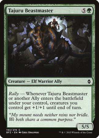 Tajuru Beastmaster [Battle for Zendikar] | North Game Den
