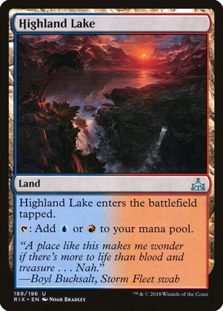 Highland Lake [Rivals of Ixalan] | North Game Den