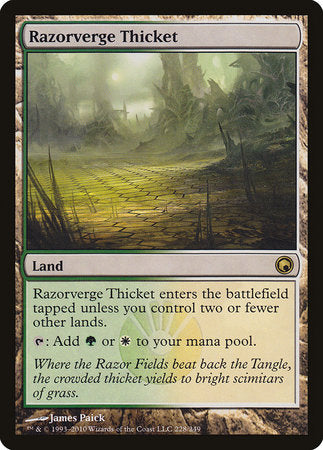 Razorverge Thicket [Scars of Mirrodin] | North Game Den