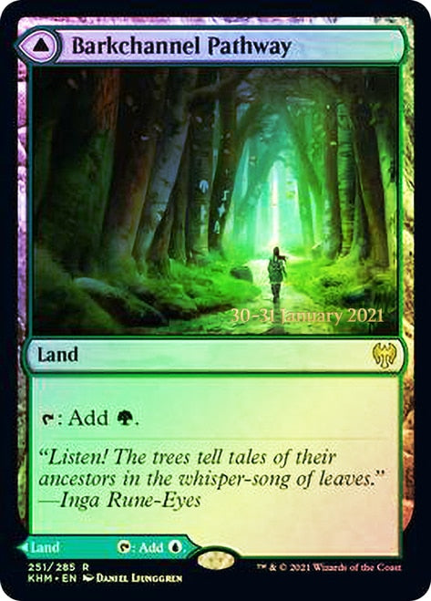 Barkchannel Pathway // Tidechannel Pathway  [Kaldheim Prerelease Promos] | North Game Den