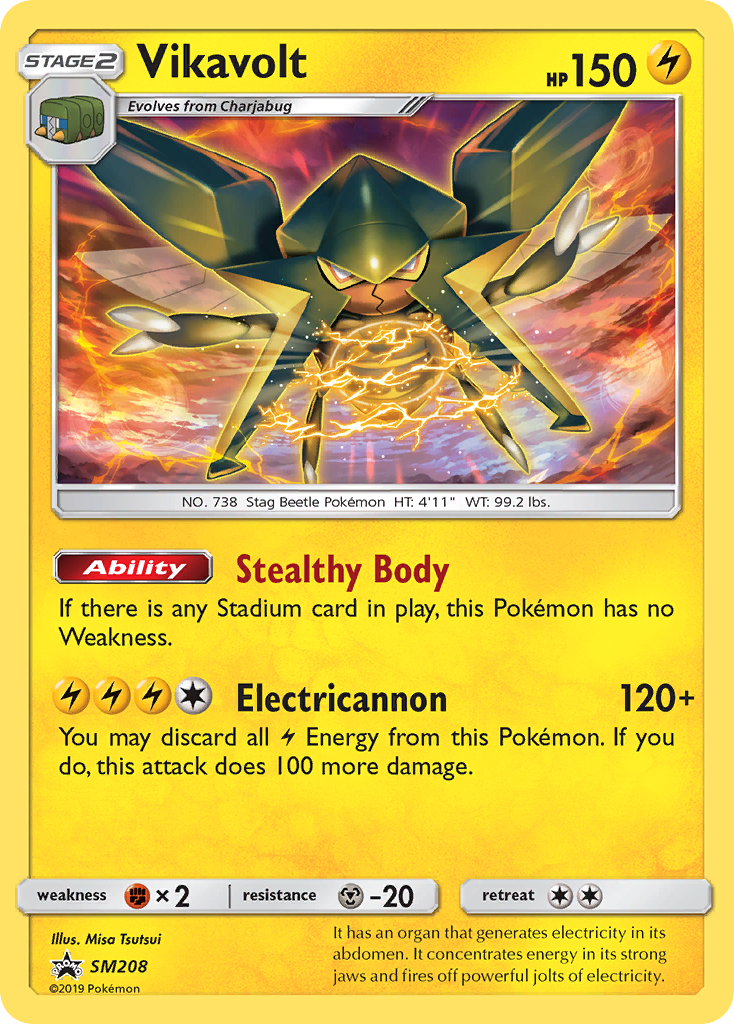 Vikavolt (SM208) [Sun & Moon: Black Star Promos] | North Game Den