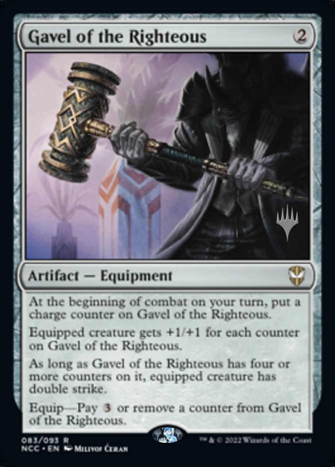 Gavel of the Righteous (Promo Pack) [Streets of New Capenna Commander Promos] | North Game Den