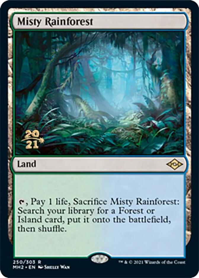 Misty Rainforest [Modern Horizons 2 Prerelease Promos] | North Game Den