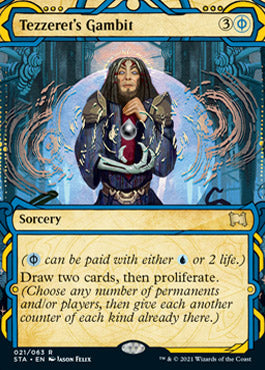 Tezzeret's Gambit (Etched Foil)
 [Strixhaven Mystical Archive] | North Game Den