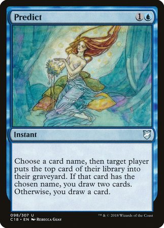 Predict [Commander 2018] | North Game Den