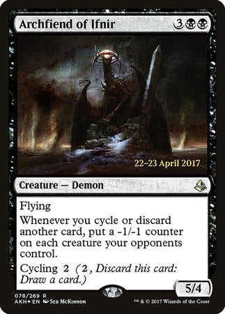 Archfiend of Ifnir [Amonkhet Promos] | North Game Den