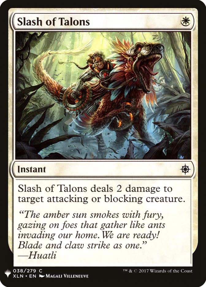 Slash of Talons [Mystery Booster] | North Game Den