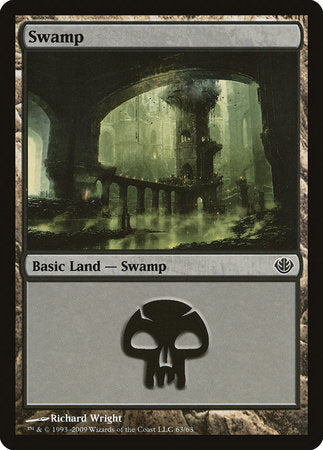 Swamp (63) [Duel Decks: Garruk vs. Liliana] | North Game Den