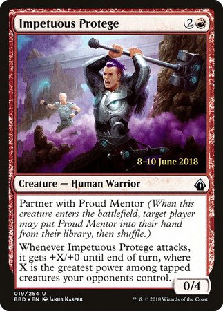 Impetuous Protege [Battlebond Promos] | North Game Den