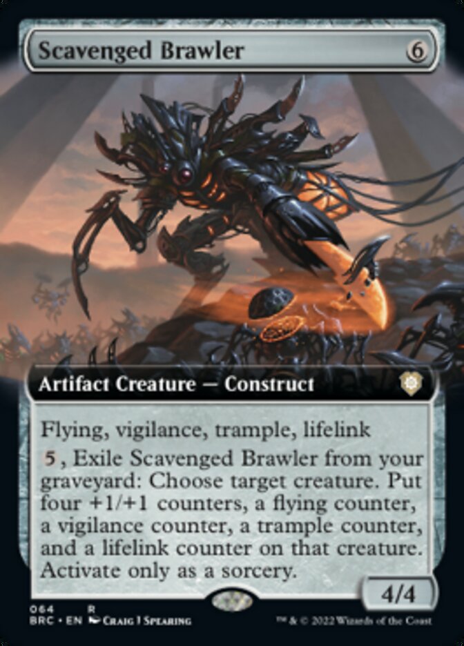 Scavenged Brawler (Extended Art) [The Brothers' War Commander] | North Game Den