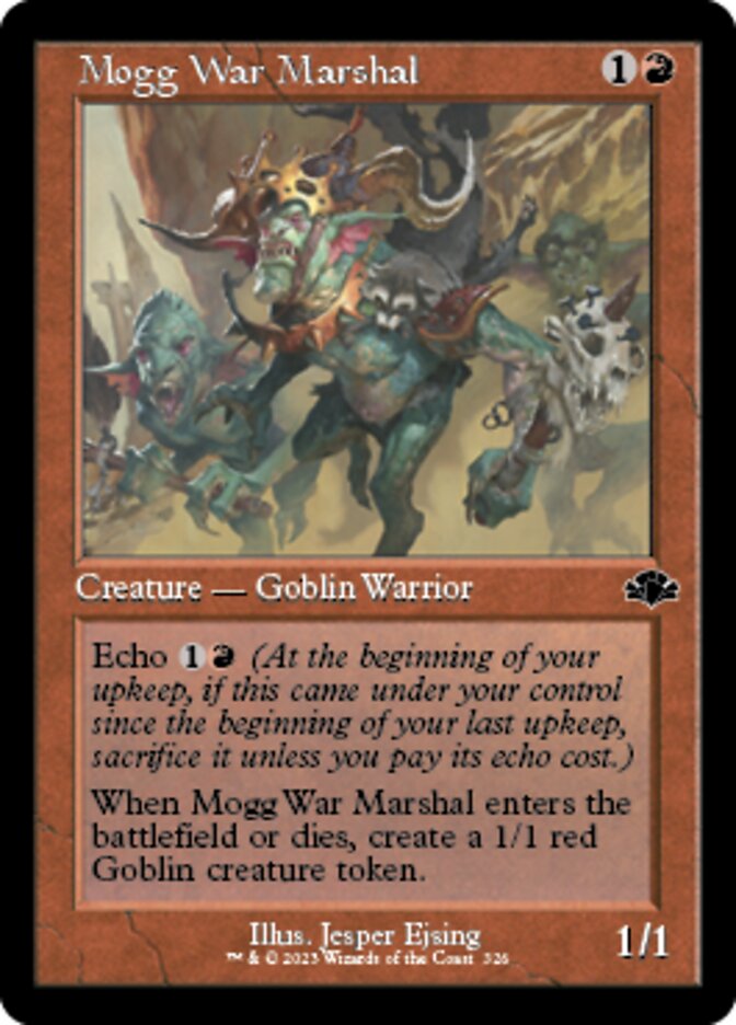 Mogg War Marshal (Retro) [Dominaria Remastered] | North Game Den