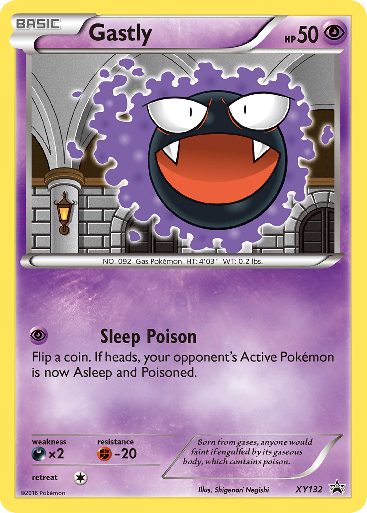 Gastly (XY132) [XY: Black Star Promos] | North Game Den