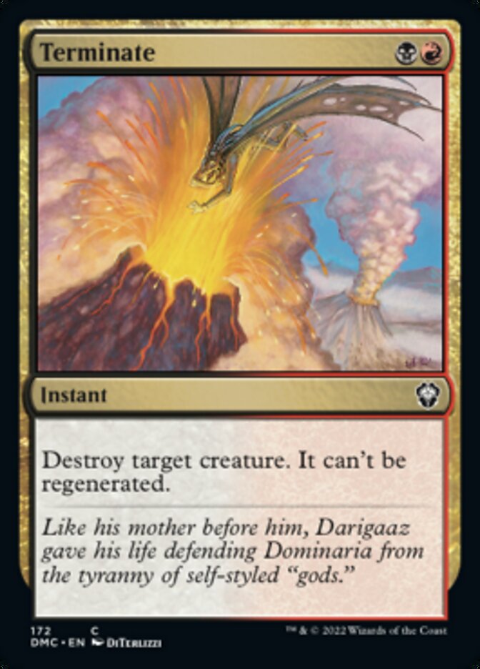 Terminate [Dominaria United Commander] | North Game Den