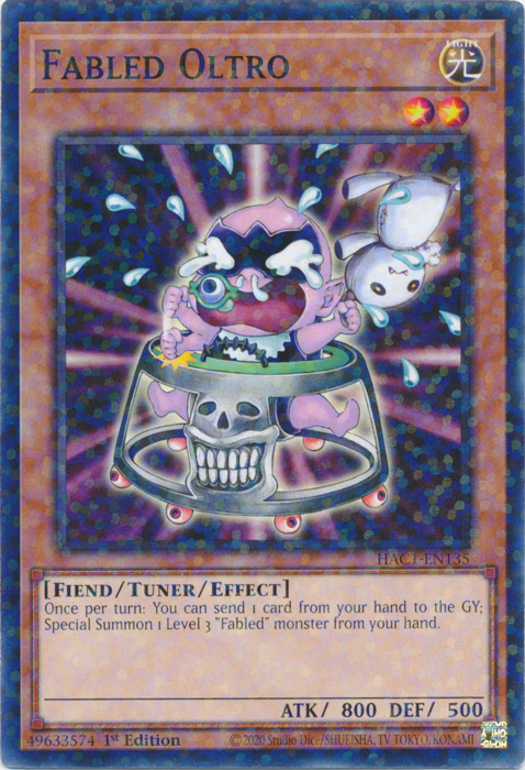 Fabled Oltro (Duel Terminal) [HAC1-EN135] Common | North Game Den