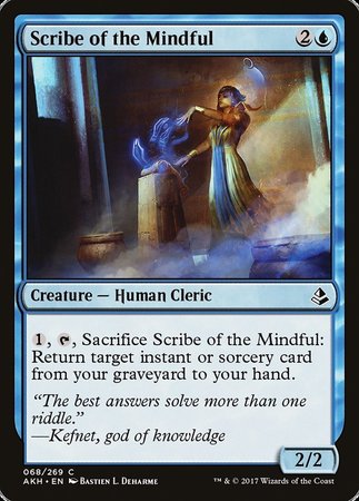 Scribe of the Mindful [Amonkhet] | North Game Den