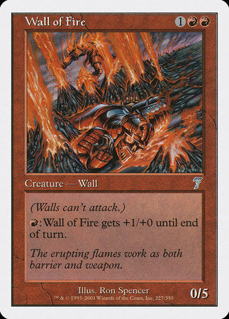 Wall of Fire [Seventh Edition] | North Game Den