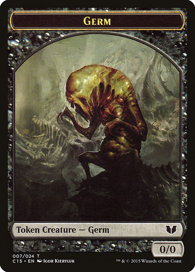 Germ // Zombie Double-Sided Token [Commander 2015 Tokens] | North Game Den