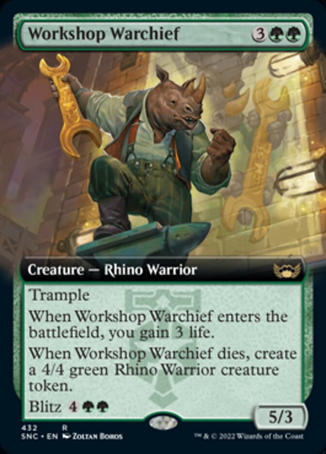 Workshop Warchief (Extended Art) [Streets of New Capenna] | North Game Den