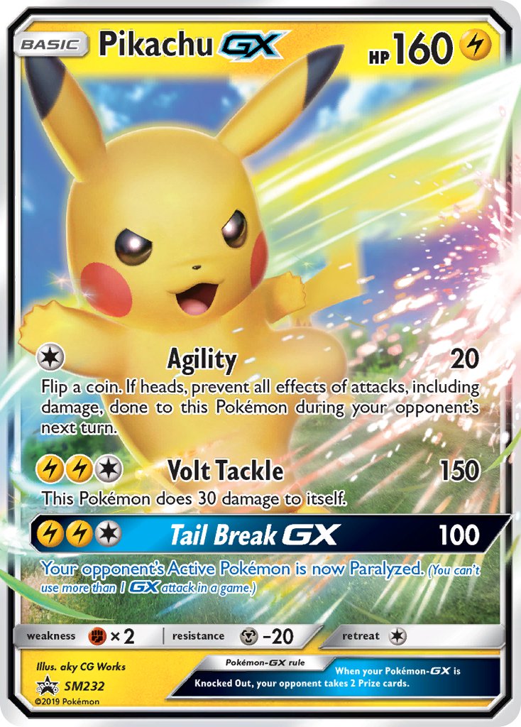 Pikachu GX (SM232) [Sun & Moon: Black Star Promos] | North Game Den