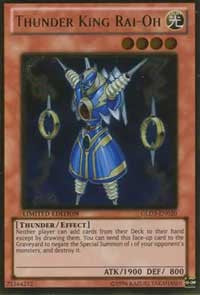 Thunder King Rai-Oh [GLD3-EN020] Gold Rare | North Game Den