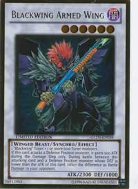 Blackwing Armed Wing [GLD3-EN039] Gold Rare | North Game Den