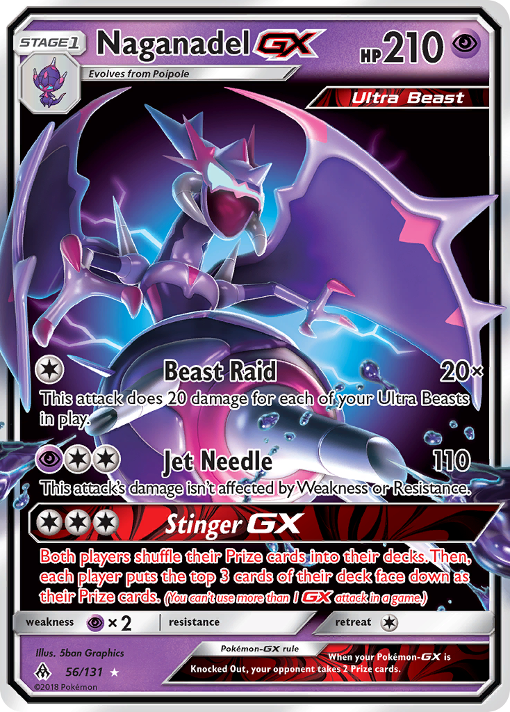 Naganadel GX (56/131) [Sun & Moon: Forbidden Light] | North Game Den