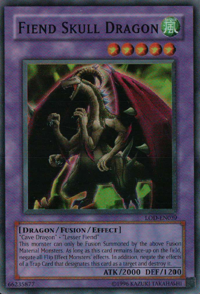 Fiend Skull Dragon [LOD-EN039] Super Rare | North Game Den