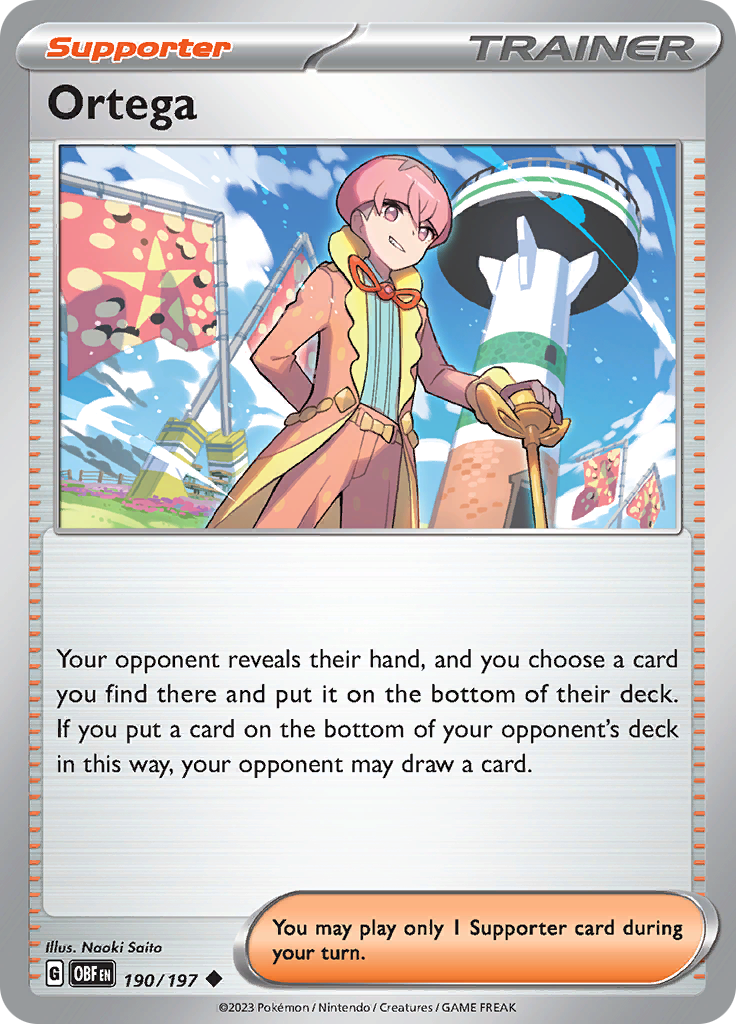 Ortega (190/197) [Scarlet & Violet: Obsidian Flames] | North Game Den