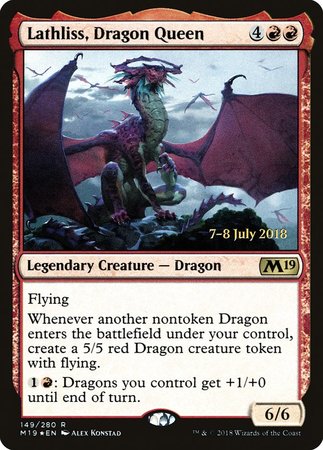 Lathliss, Dragon Queen [Core Set 2019 Promos] | North Game Den